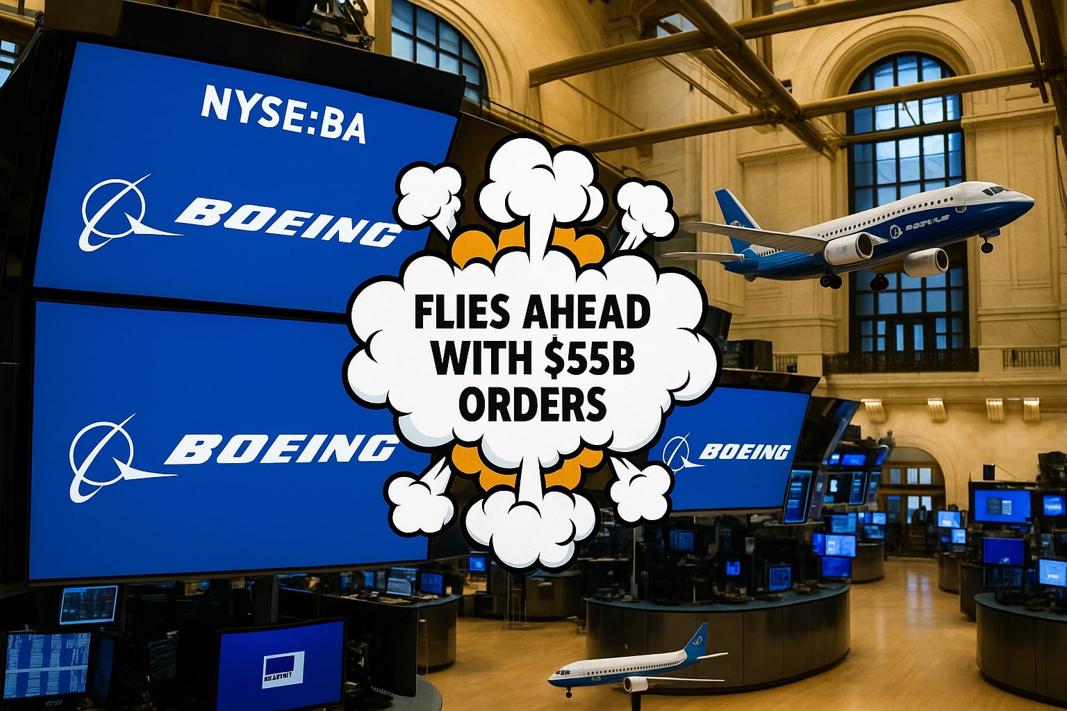 Boeing (NYSE:BA) Flies Ahead with $55B Orders Despite FAA Hurdles