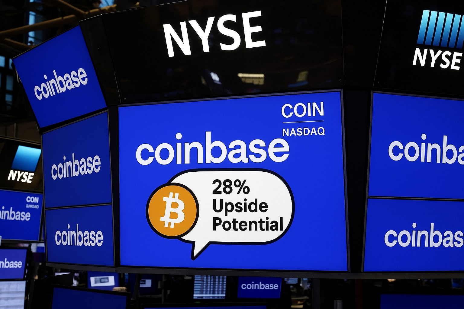 Coinbase (NASDAQ:COIN) Targets $394 as Stablecoin Revenue and Regulatory Wins Drive 28% Upside