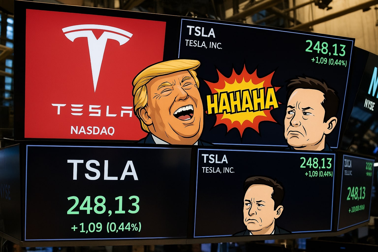 Tesla (TSLA) Sinks, Then Rallies: Trump Blow, Q2 Miss, and a Repriced AI-Energy Breakout