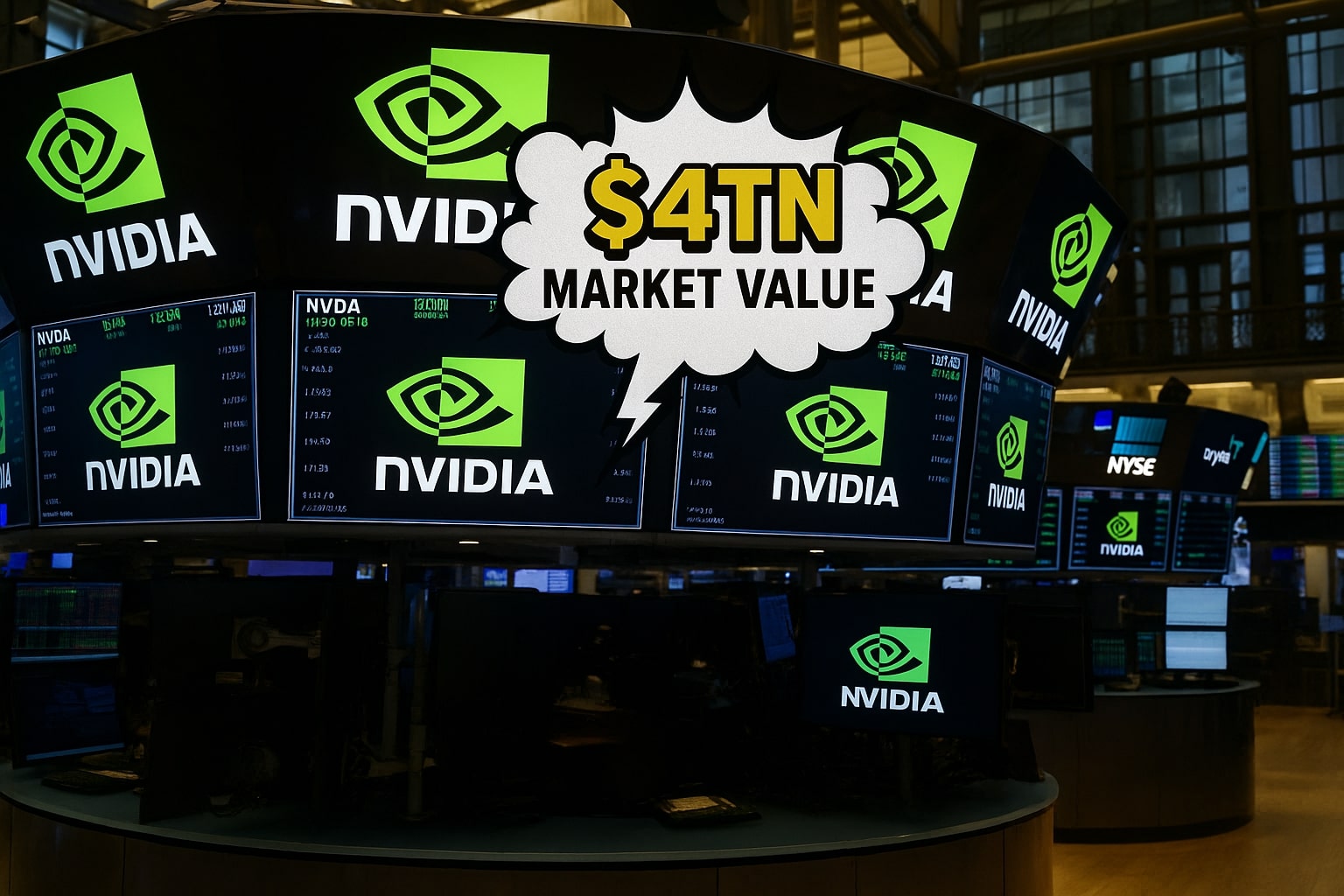 NVIDIA smashes $4 trillion: Can NASDAQ:NVDA keep climbing after AI-fueled rally?