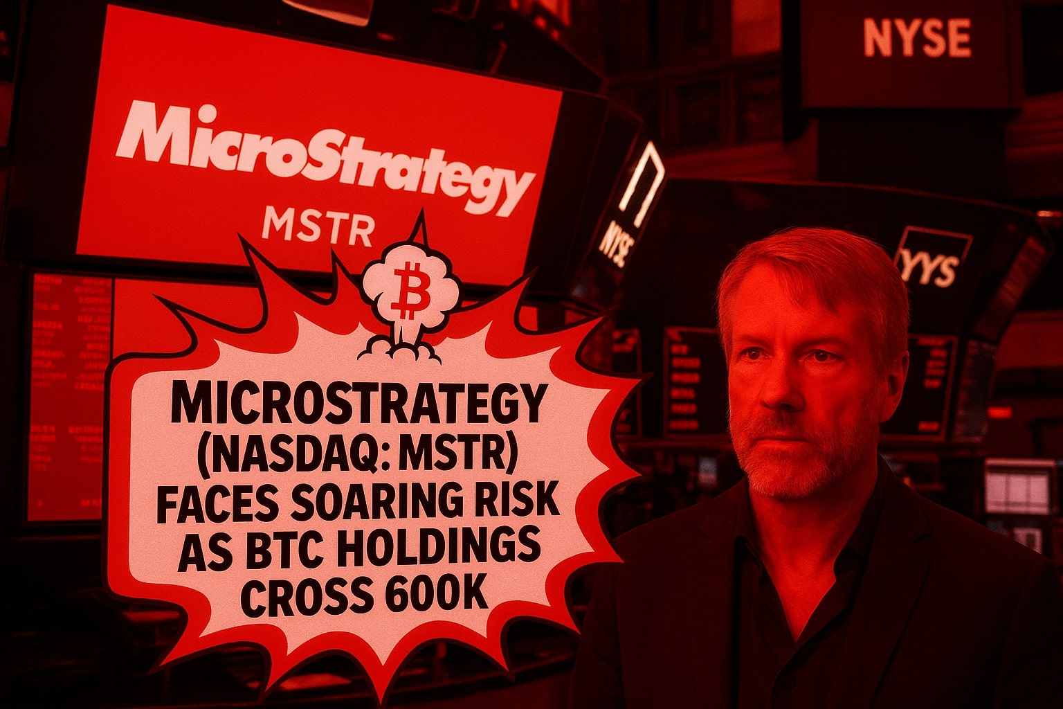 MicroStrategy (NASDAQ:MSTR) Faces Soaring Risk as BTC Holdings Cross 600K