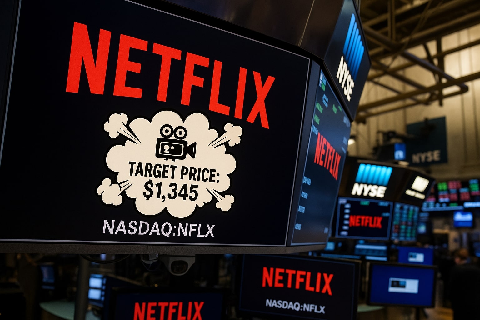 Netflix (NASDAQ:NFLX) Stock: $1,345 Price Target Rests on Ads as Content Dominance Peaks