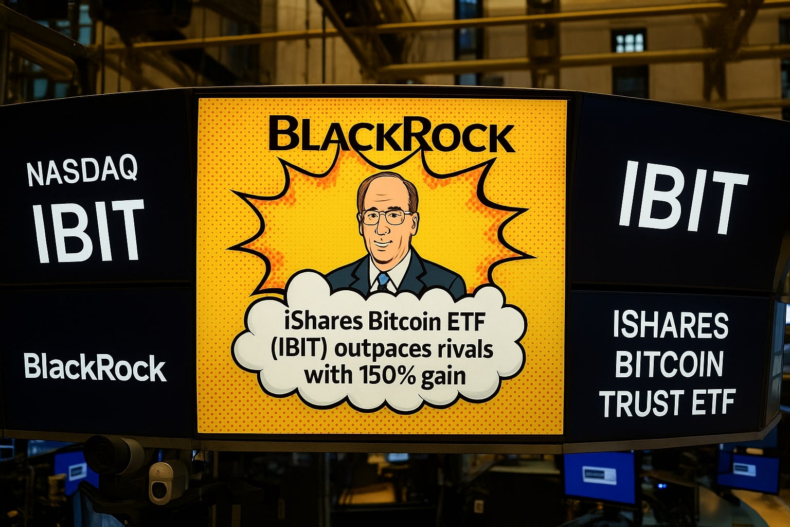 iShares Bitcoin ETF (IBIT) outpaces rivals with 150% gain and record $86B in AUM