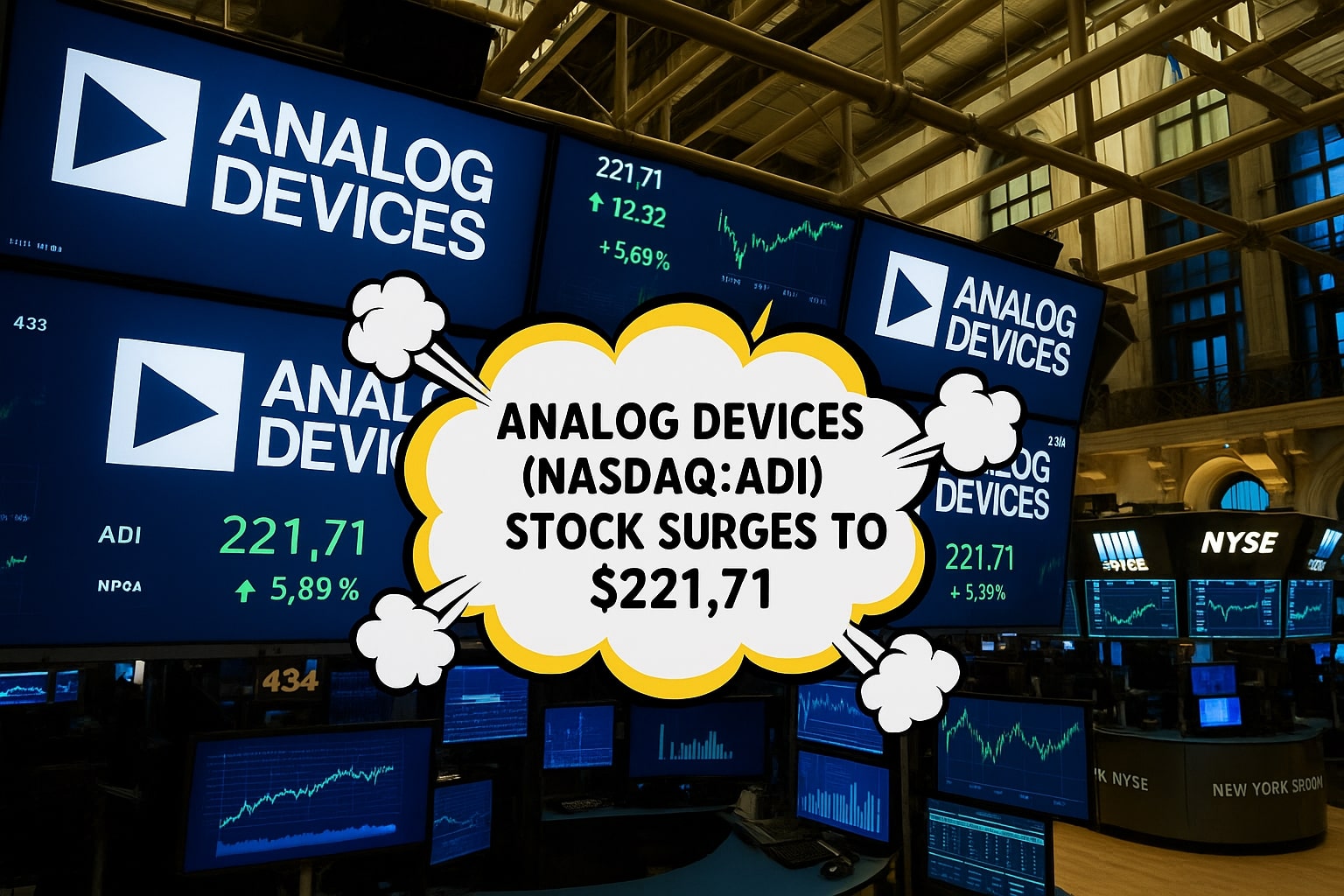 Analog Devices (NASDAQ:ADI) Stock Surges to $221.71 on Broad-Based Segment Recovery and Margin Expansion