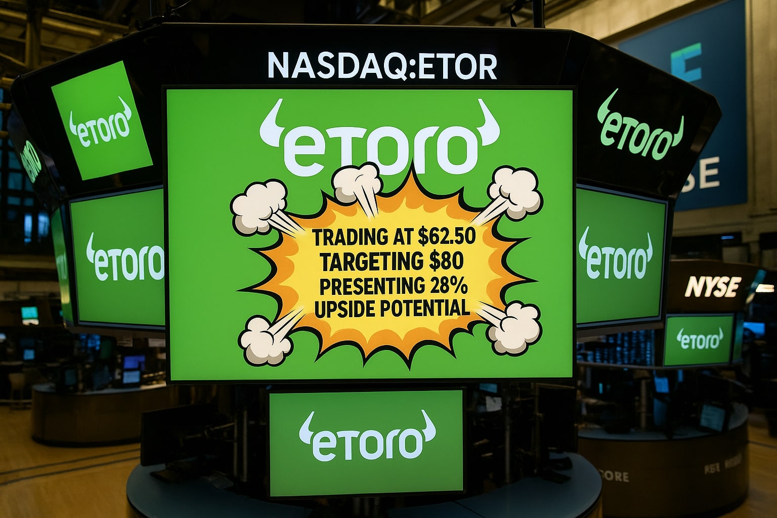eToro Stock (NASDAQ:ETOR) Stall at $62.50 Even as 2024 Net Income Reaches $192 Million and Active Accounts Jump 14%
Ask ChatGPT