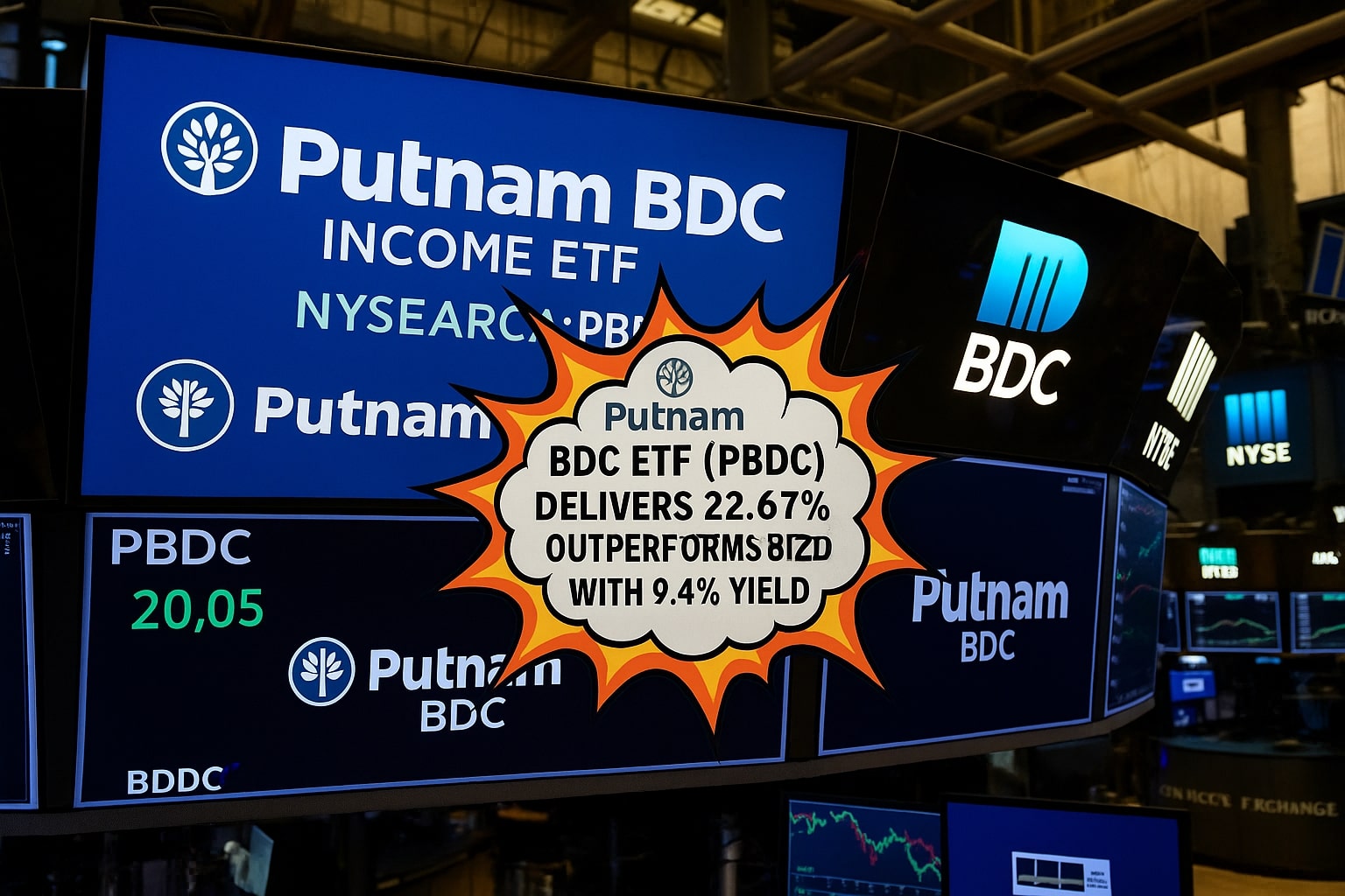 PBDC ETF Outpaces BIZD with 22.67% Return and 9.4% Yield Advantage
