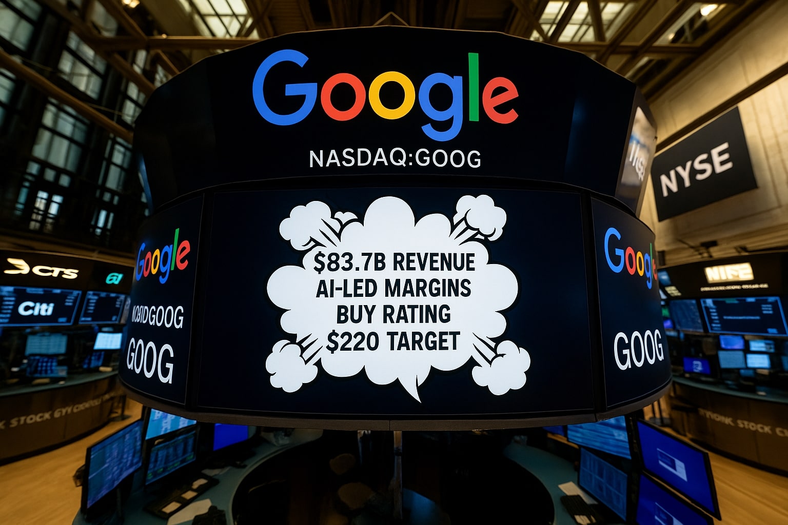 Alphabet Google (NASDAQ:GOOG) Stock Earnings Drive Bullish Price Outlook at $203.03