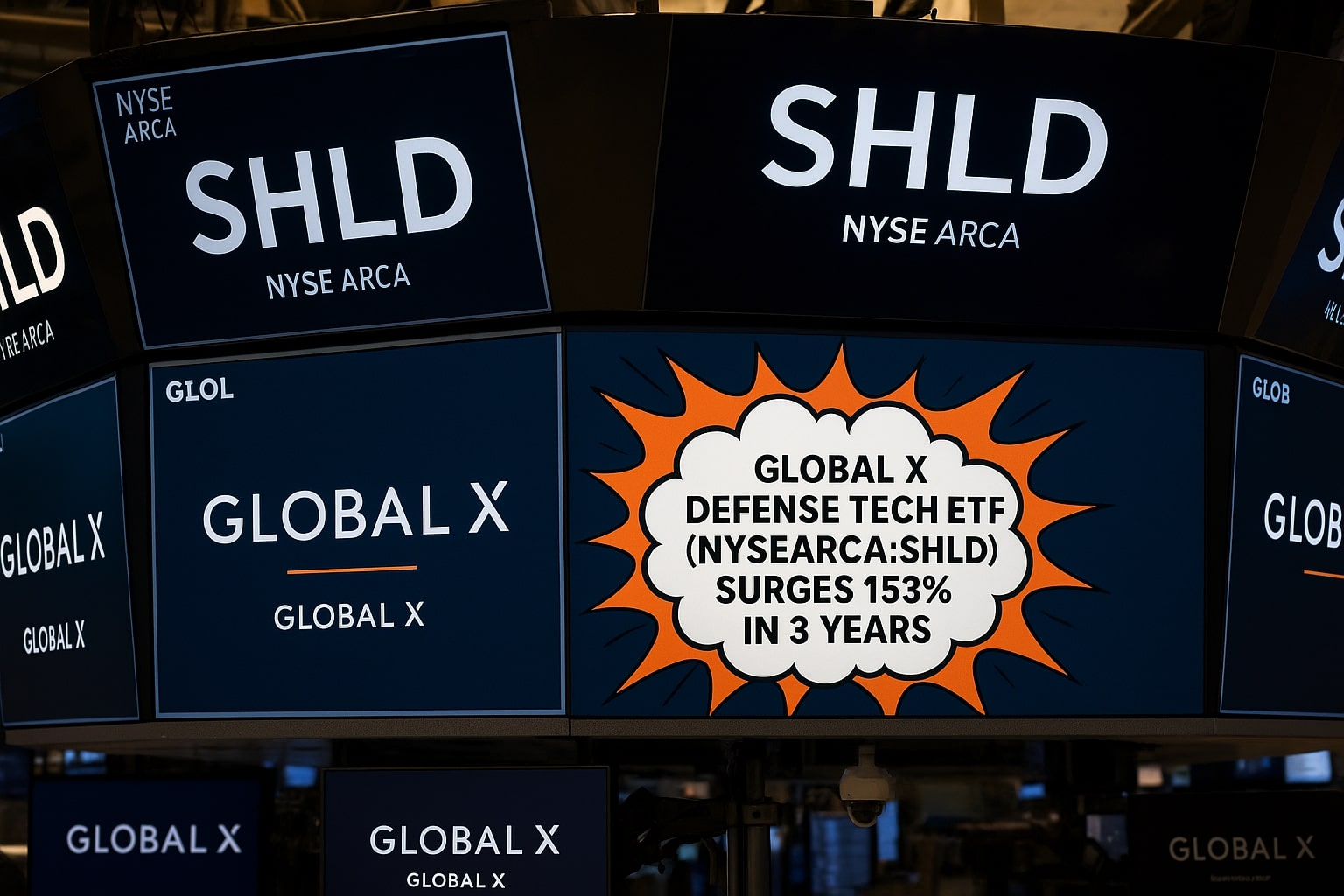 Global X Defense Tech ETF (NYSEARCA:SHLD) Climbs to $62.20 with 153% Three-Year Rally
