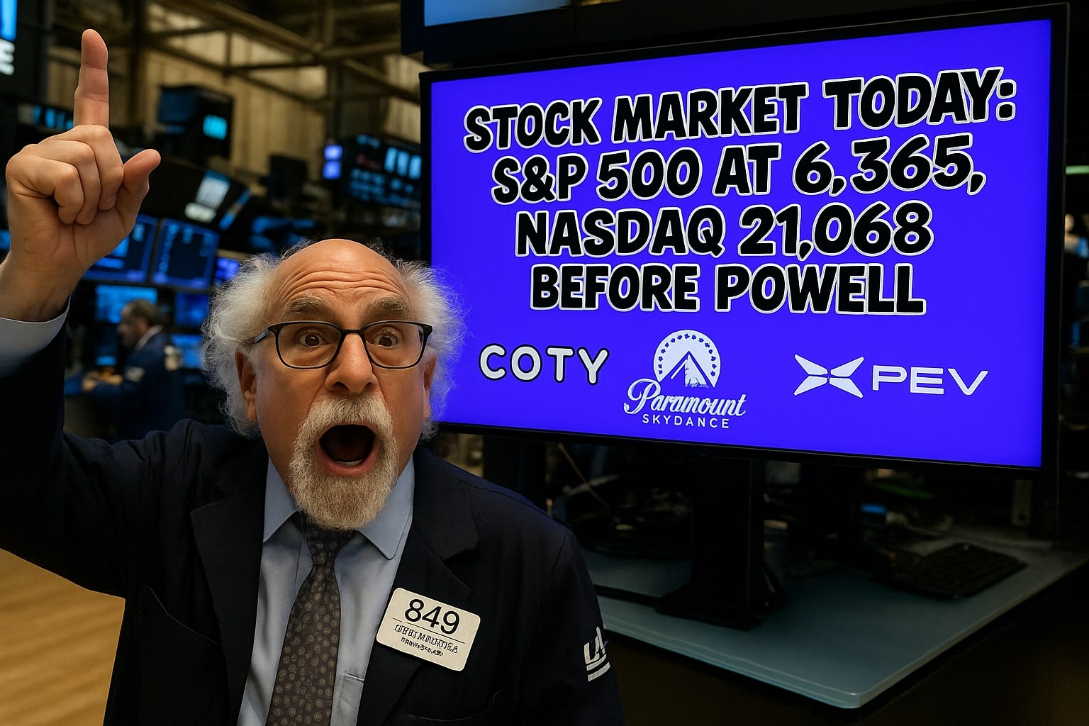 Stock Market Today: S&P 500 at 6,365 and Nasdaq at 21,068 Await Powell