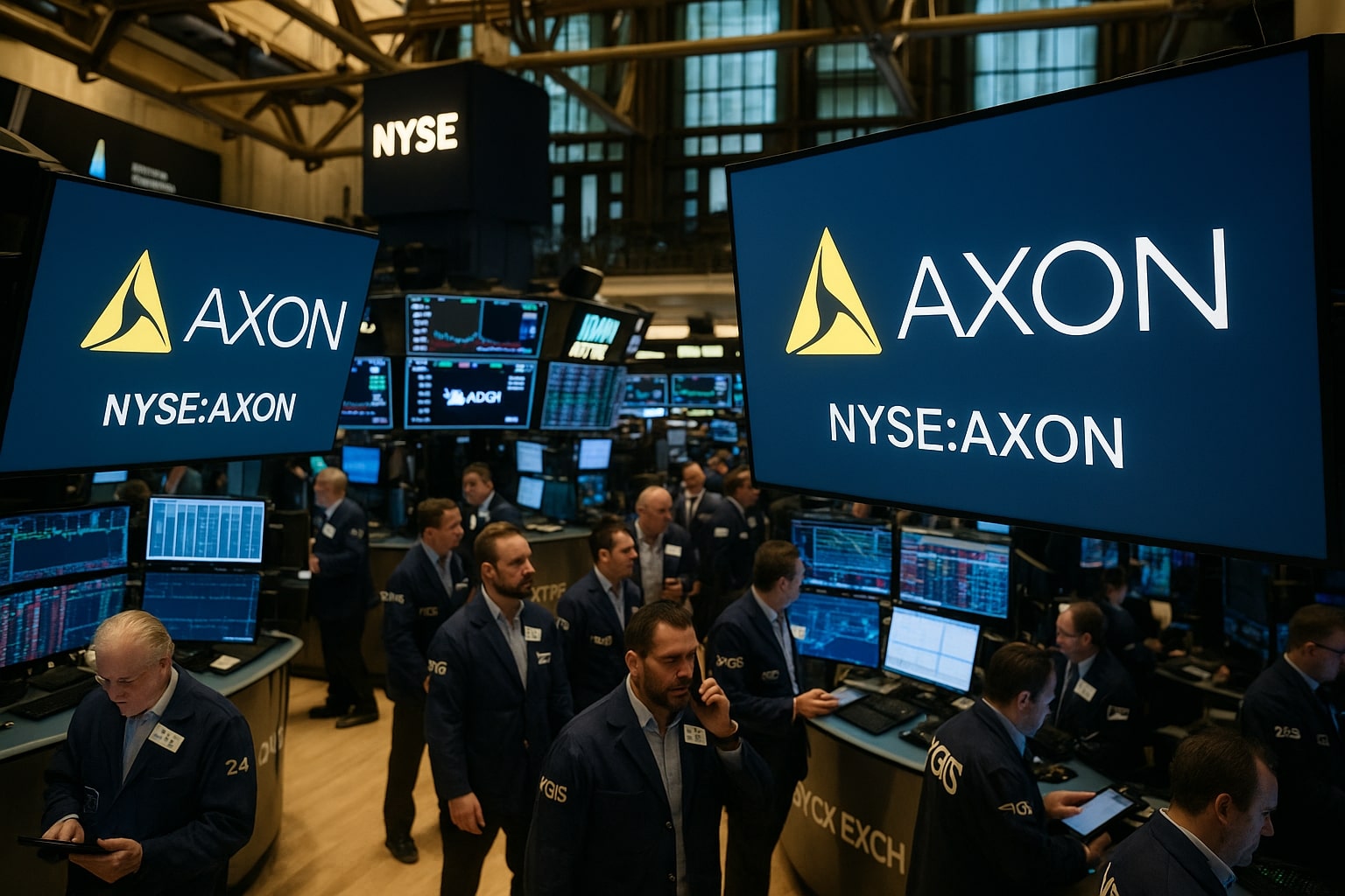 Axon Stock Price Drops - (NYSE:AXON) Trading at $754 Despite Strong Q2 Growth and Raised Guidance