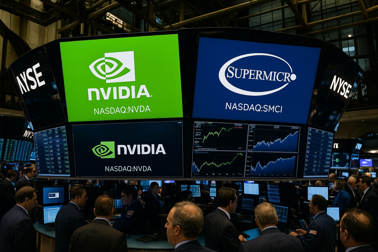 NVIDIA Stock vs. Super Micro Stock: NVDA at $174 Dominates AI While SMCI Sinks to $41