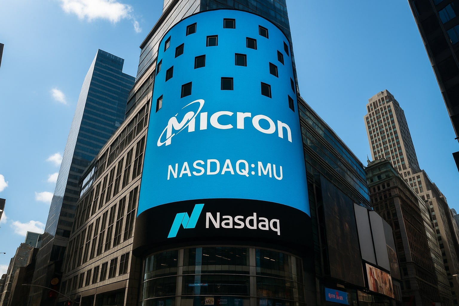 Micron Stock Forecast: NASDAQ:MU Surges on AI Memory Demand and Raised Guidance