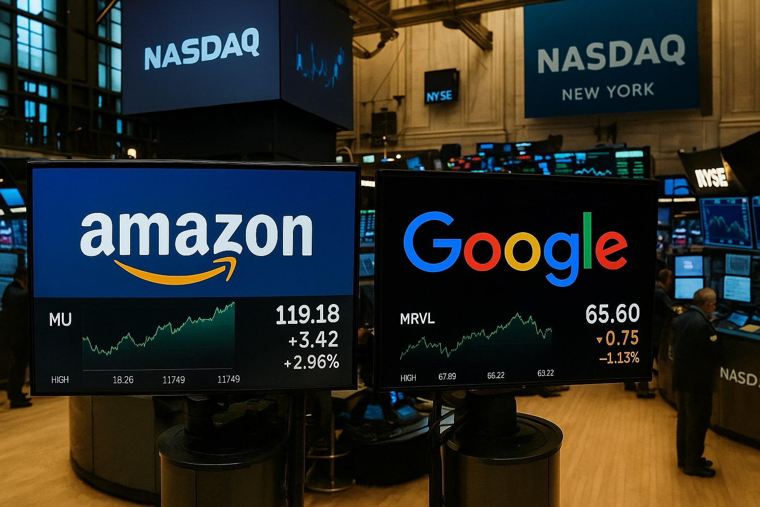 Amazon Stock vs Alphabet Google Stock: NASDAQ:AMZN and NASDAQ:GOOGL Face Off on AI and Cloud Growth