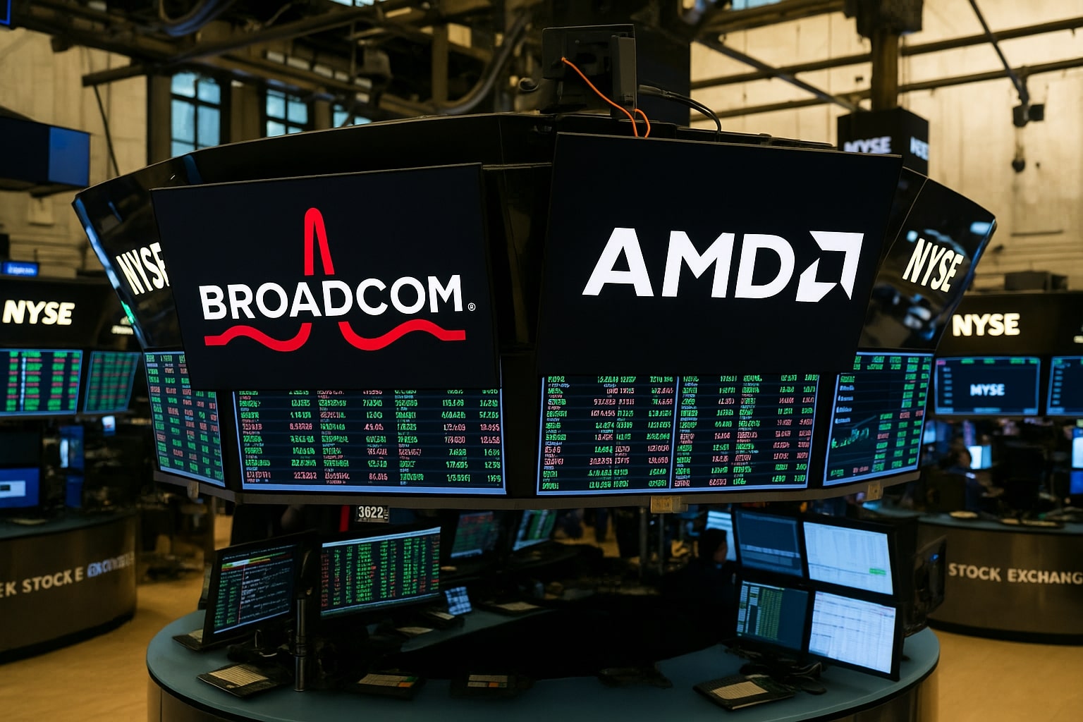 AMD Stock at $155 vs Broadcom AVGO Stock at $359: Which Stock Leads AI Growth?