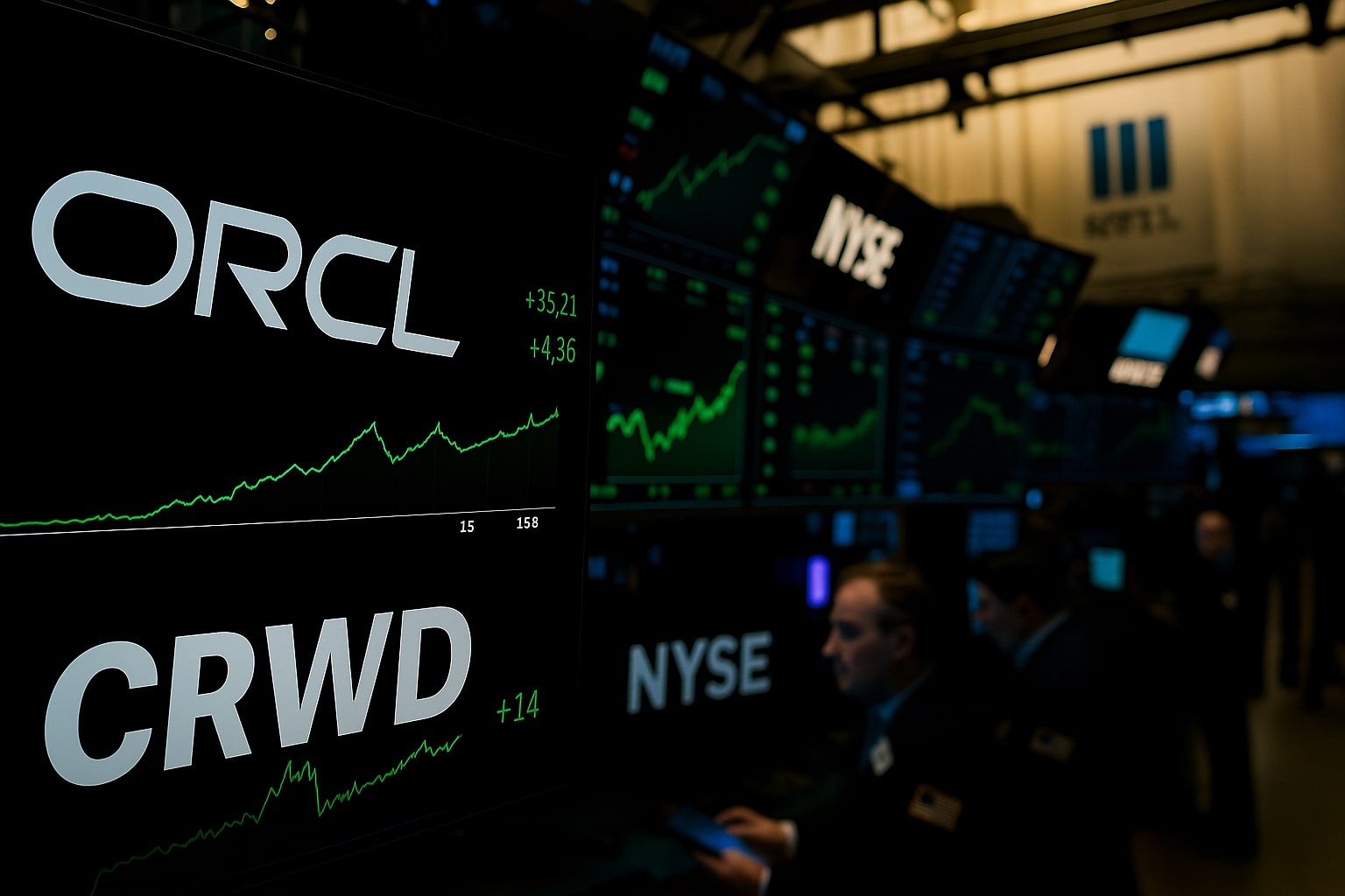 Oracle Stock vs CrowdStrike Stock - ORCL at $292, CRWD at $436