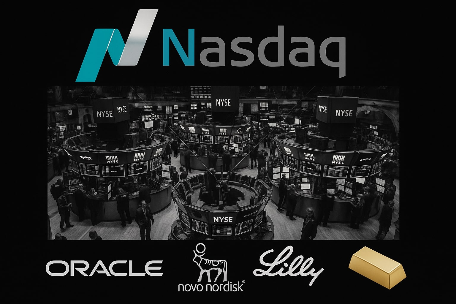 Stock Market Today - Dow 45,975 as ZION, JEF Rebound, Gold Tops $4,330, NVO, LLY Sink