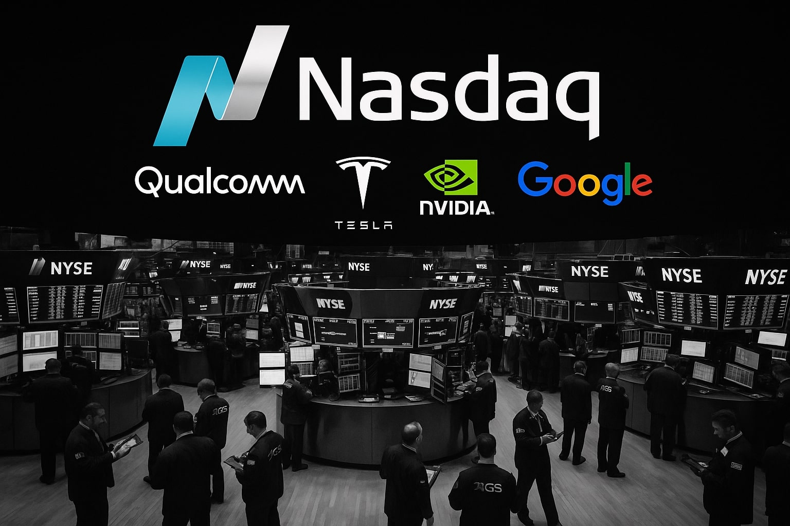 Stock Market Today: QCOM Stock Jumps 18%, Dow 47,458, Nasdaq 23,569, S&P 6,856 — AI Stocks Lead Record Rally