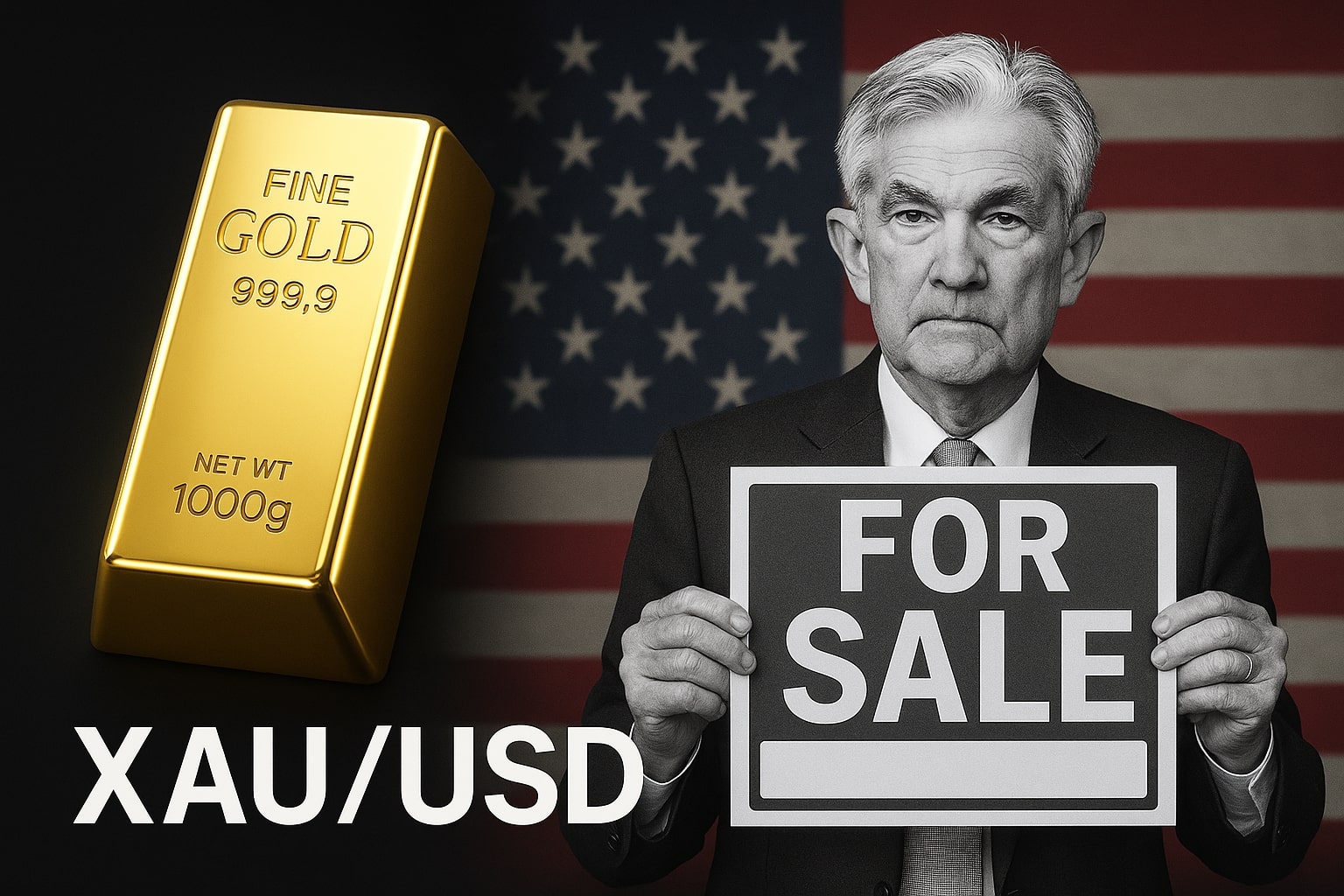 Gold Price Forecast - Gold Drops to $3,972 as Powell’s Dollar Surge Triggers 4-Day Selloff in XAU/USD