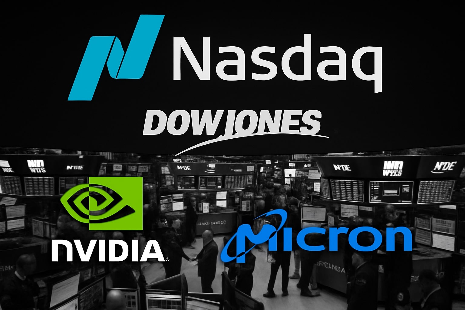 Stock Market Today: Nasdaq Rebounds to 22,900 as NVDA Stock at $190 and MU Rally While Dow Falls to 47,147