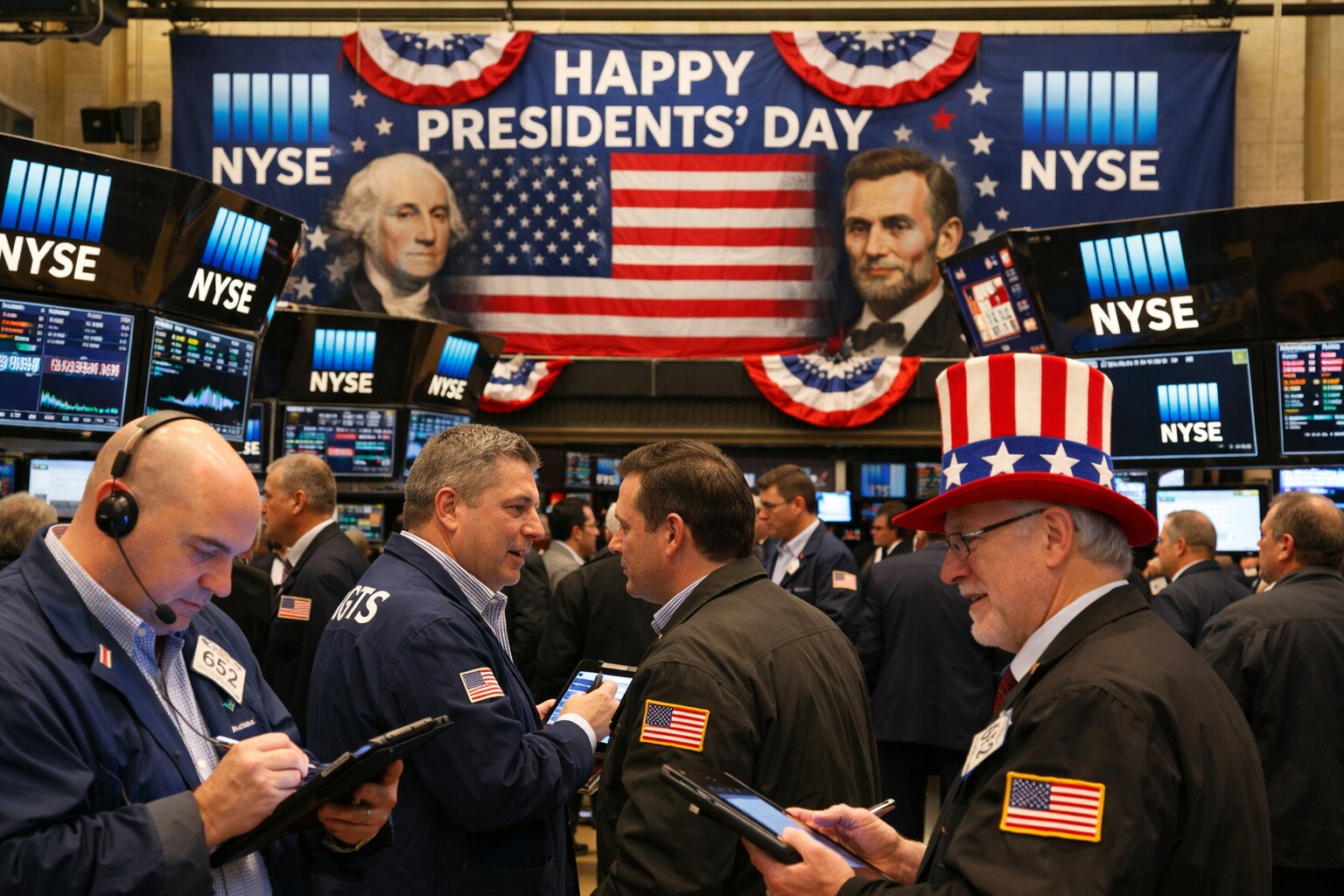 Stock Market Today – Presidents Day 2026: Wall Street Pauses After AI Shock Week