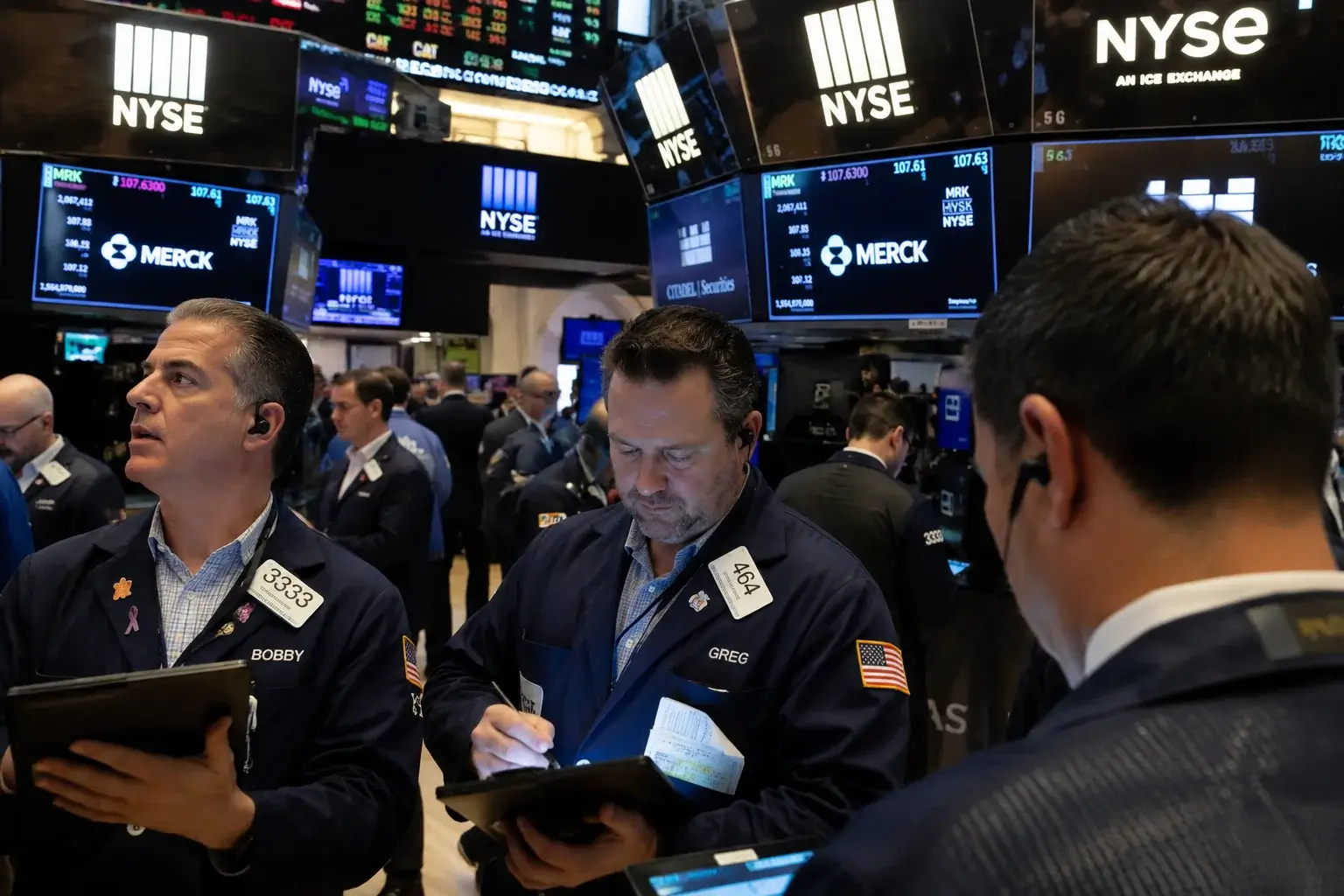 Stock Market Today: S&P 500 (^GSPC) and Nasdaq Storm to New Records, Dow Eyes 50,000  MU Up 10%
