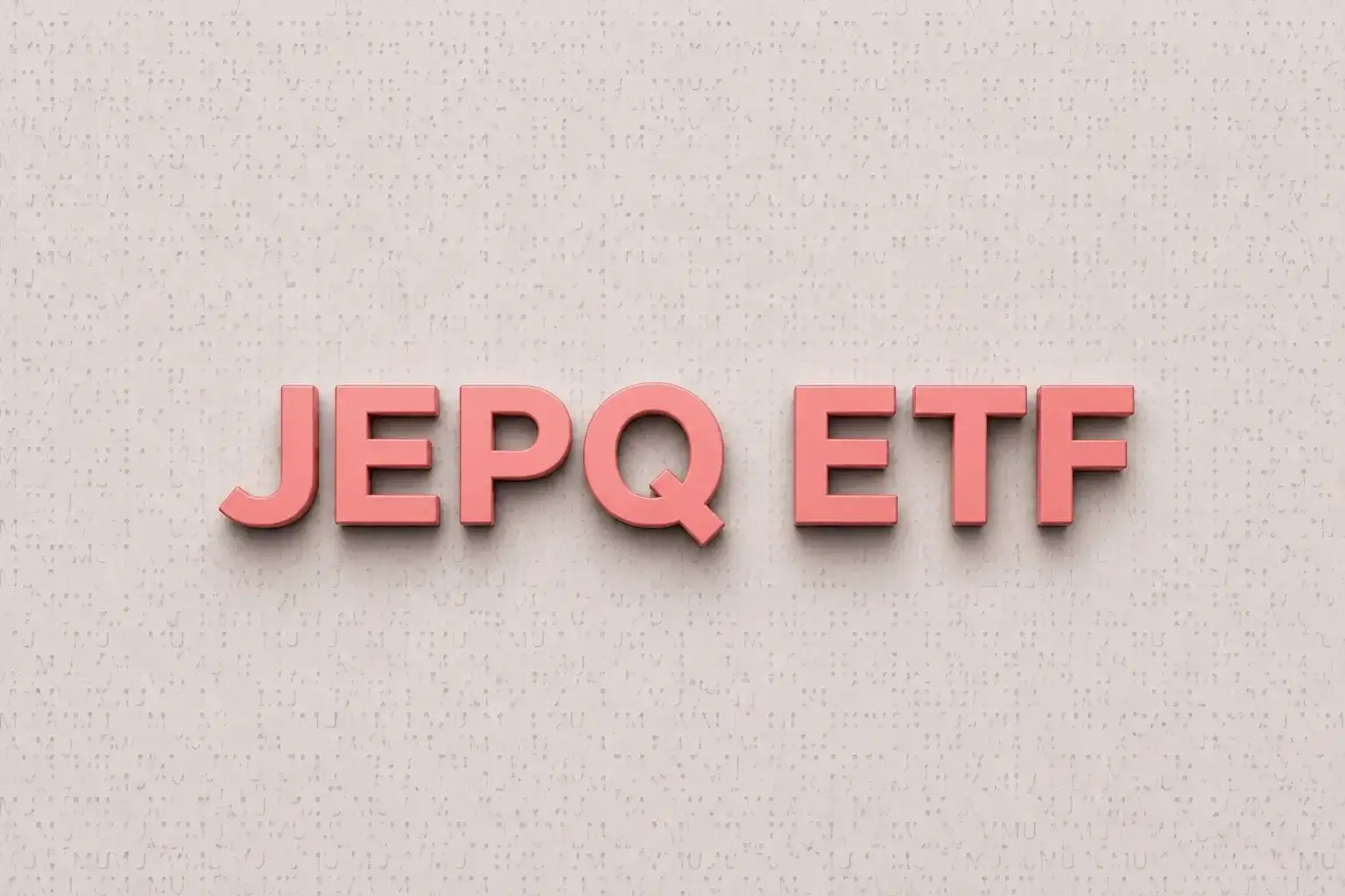 JEPQ Pays a 10% Monthly Yield on the Nasdaq-100 — But the Peace-Deal Rally Exposes the Covered-Call Cap