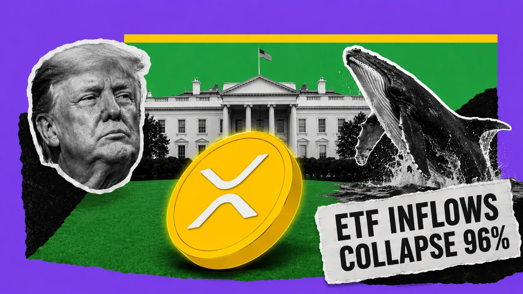 XRP Defends $1.00 as ETF Inflows Collapse 96% Against a 300M Monthly Escrow Release