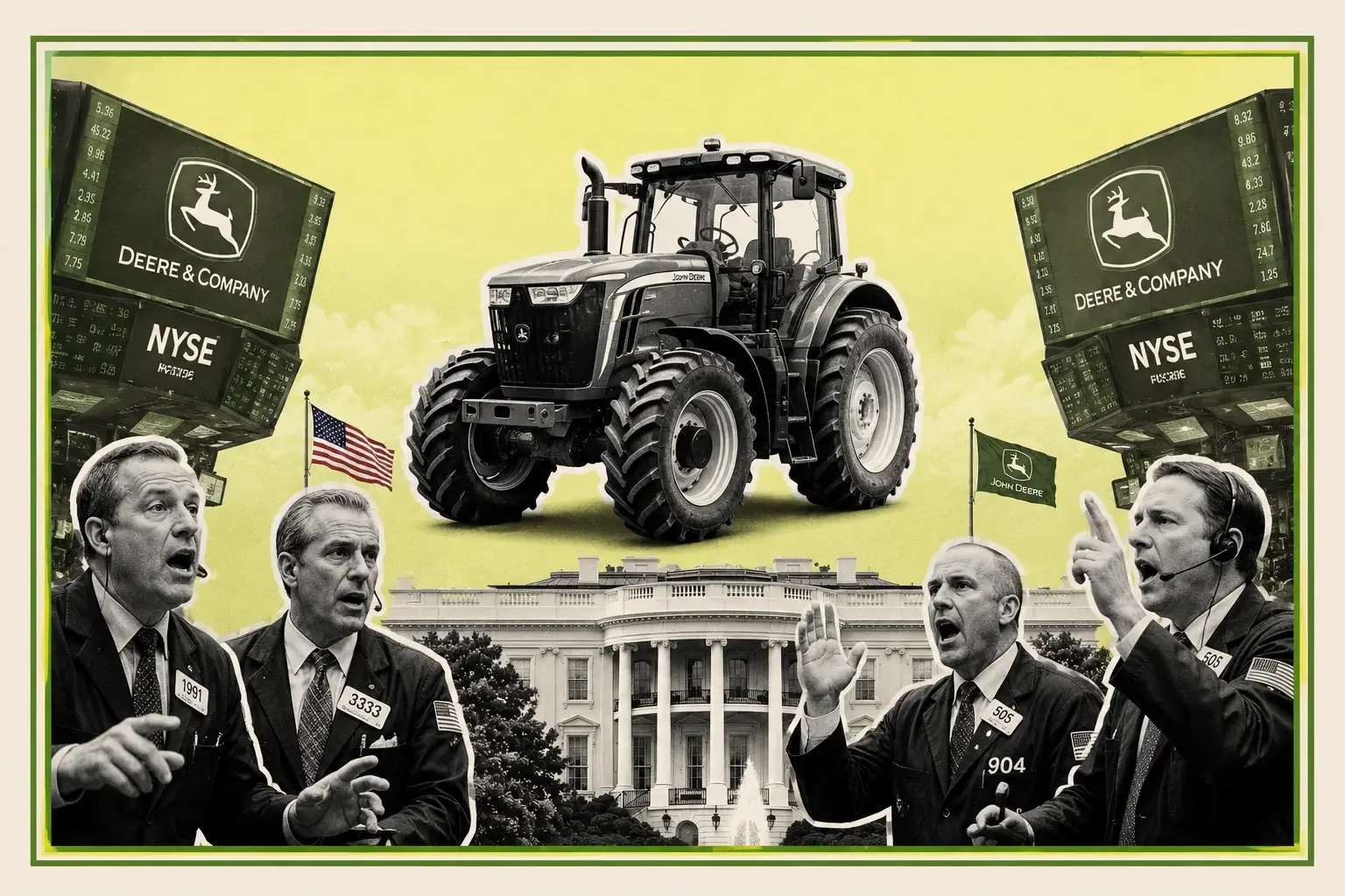 Deere Called the Bottom and the Stock Ripped $42 — Its Core Segment Was Guided Down 10%