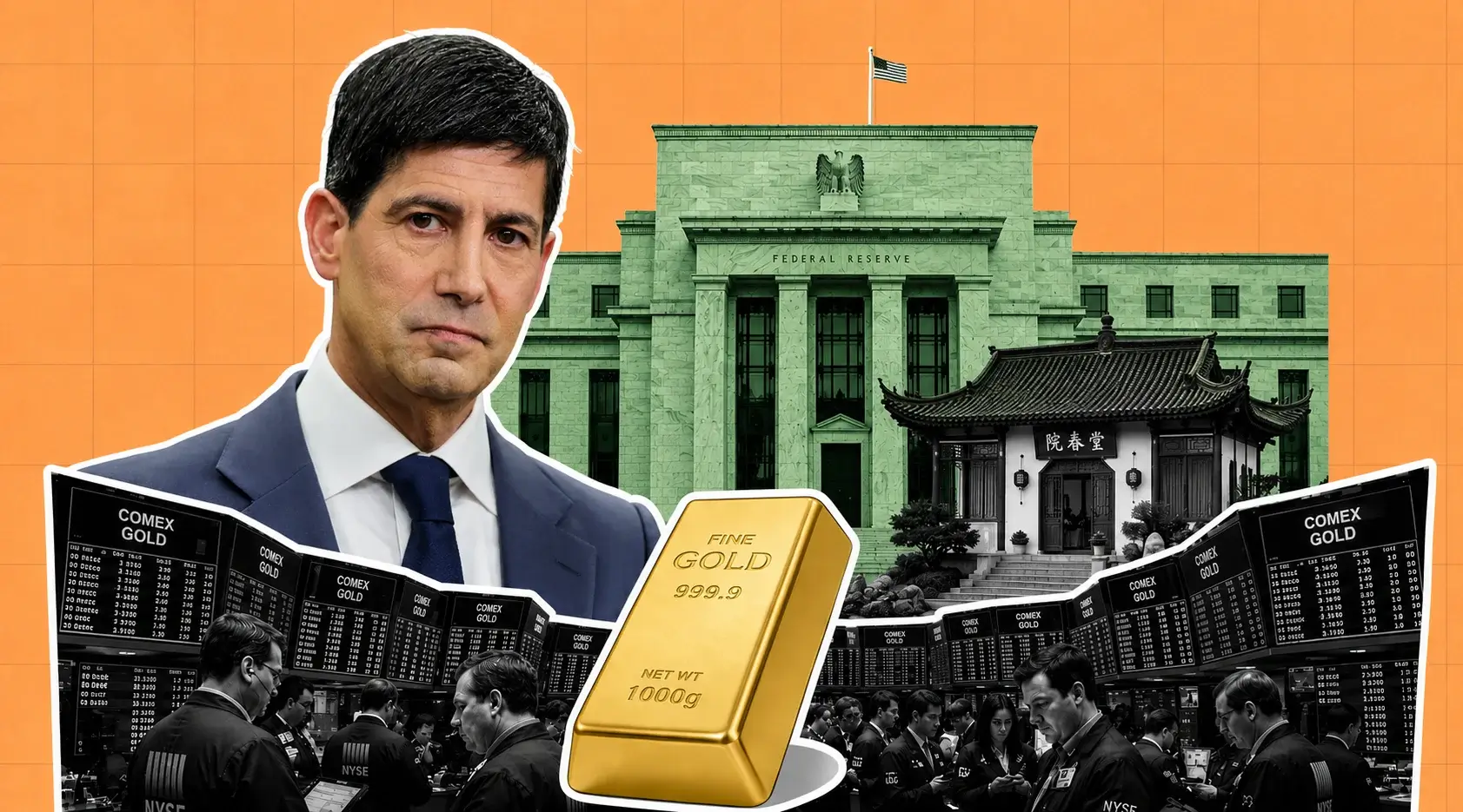 Gold Breaks $4,365 Support as Warsh Drives Hike Bets to 70% — 10.33% Upside to $4,800