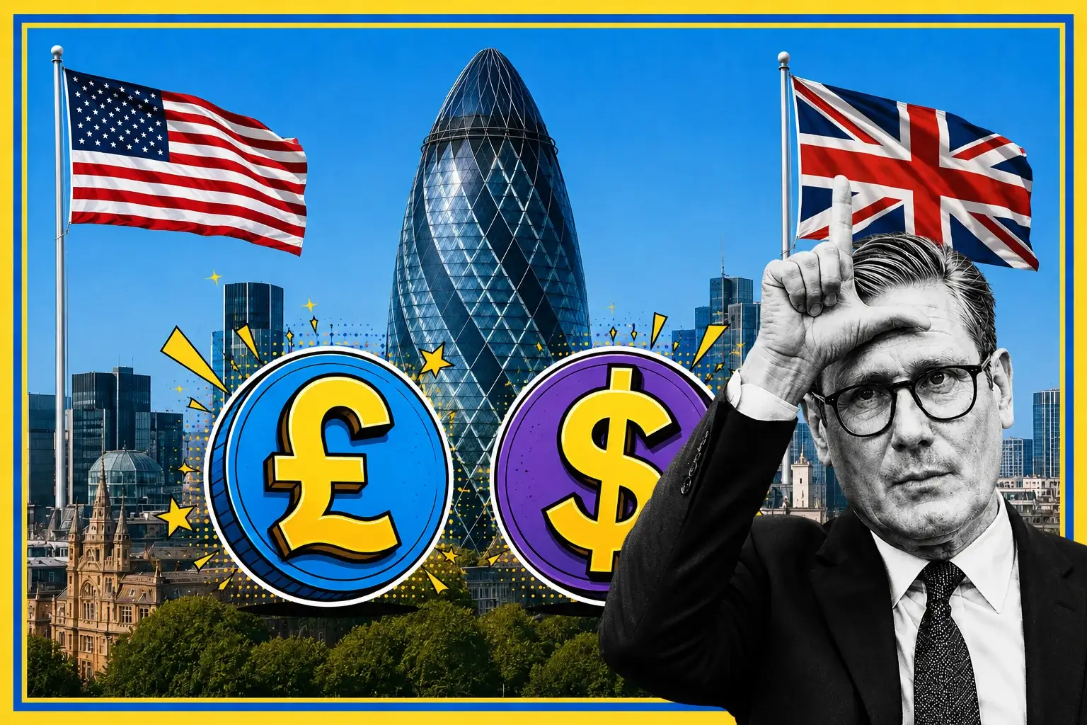 Sterling Breaks 1.3500 as Britain's 5.904% Long Gilt Hits a 1998 High — Friday's Payrolls Decide 1.3204 or 1.3675
