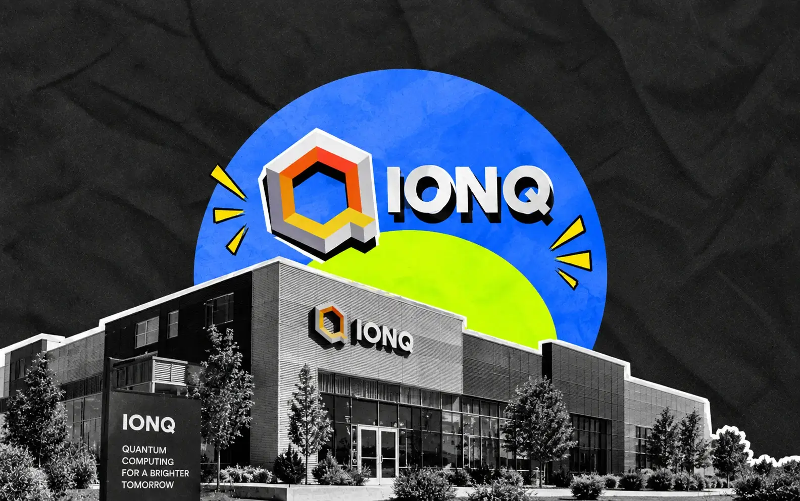IONQ Holds 5% Gain as Nasdaq Drops 1% — Decoder Breakthrough Sets Up $50 Test