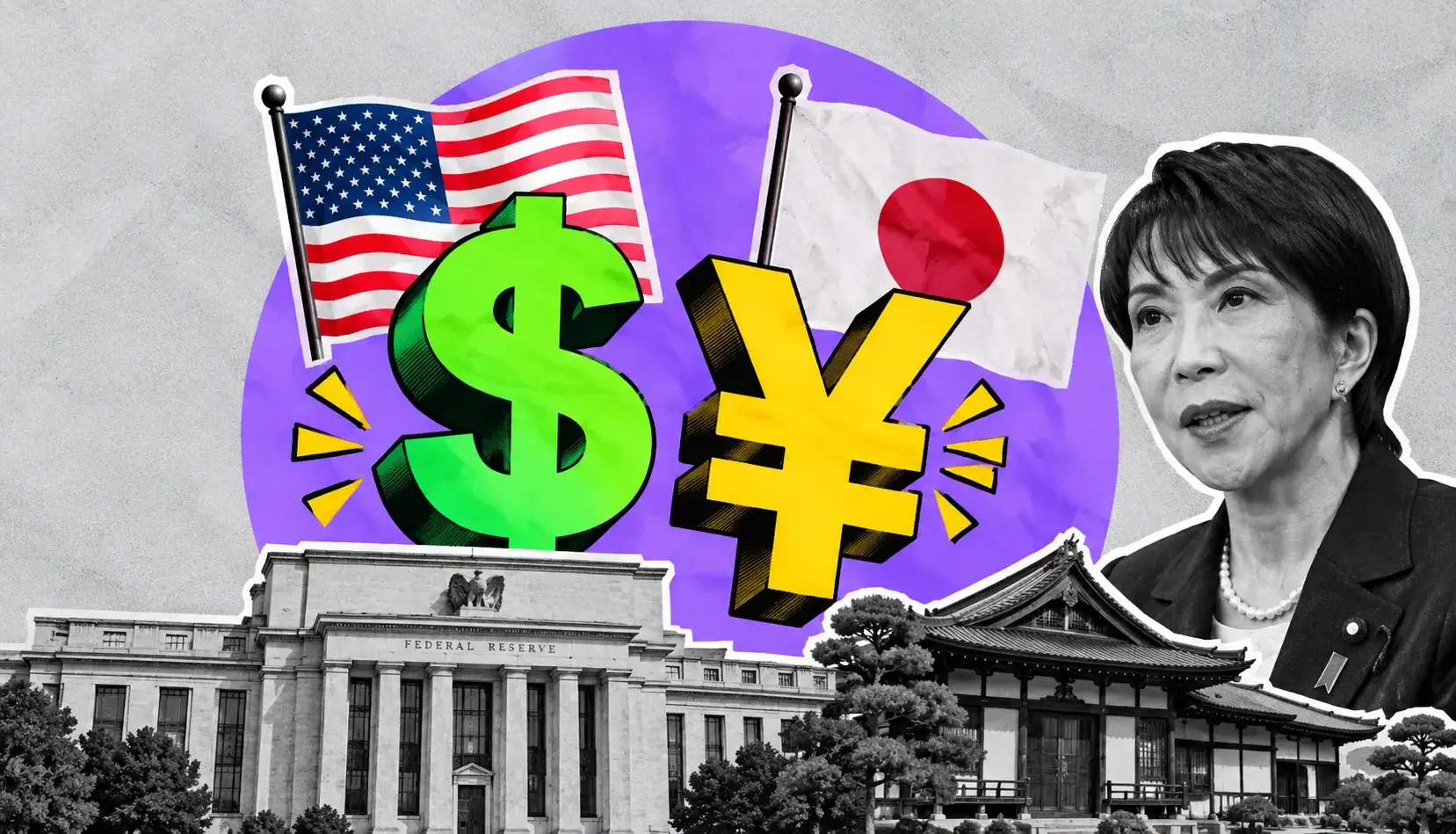 USDJPY Targets 159 on Fed-BoJ Divergence — July's 163.73 Intervention Caps the Rally Near 160