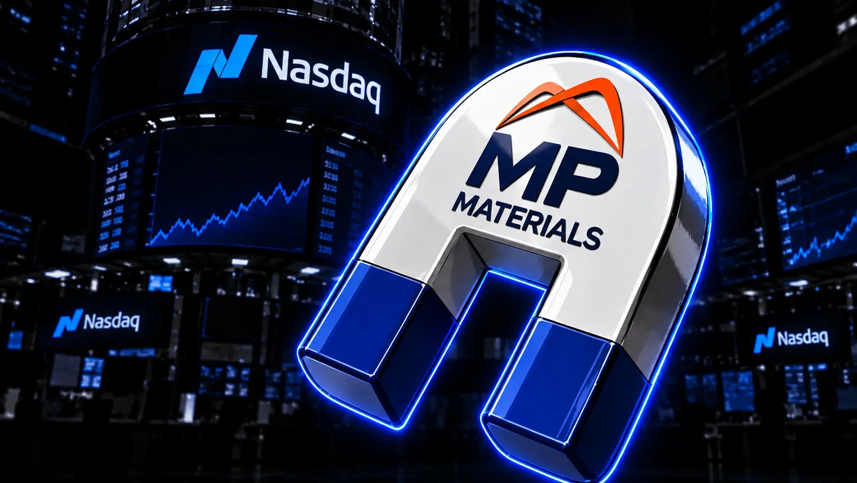 NYSE:MP Bounces 5.66% Off $45.43 Low as Magnet Shipments Near — $58 in Reach Above $50